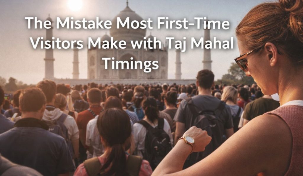 mistake first time visitors make with taj mahal timings crowd